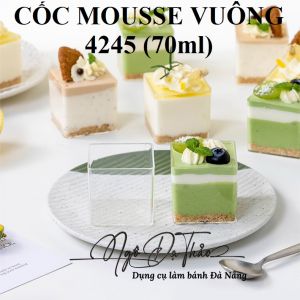 Cốc nhưa mica cứng VUÔNG MINI 4245