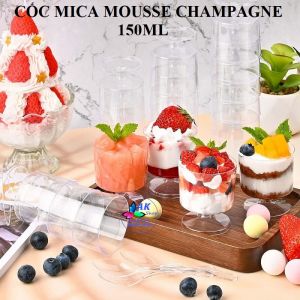 Cốc nhưa mica cứng CHAMPAGNE 160ML