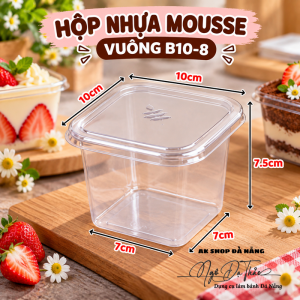 Hộp nhựa dẻo vuông B10-8