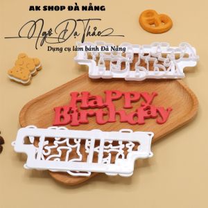 KHUÔN NHỰA CUTTER CHỮ HAPPY BIRTHDAY