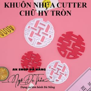 KHUÔN NHỰA CUTTER CHỮ SONG HỶ (TRÒN)