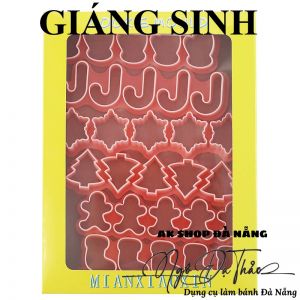 BỘ 6 KHUÔN CUTTER NHỰA HÀNG LOẠT (GIÁNG SINH)