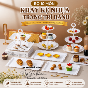 Bộ 10 món kệ khay trang trí tiệc