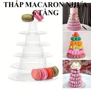 THAP ĐỰNG BÁNH MACARON 6 TẦNG
