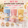 set-50-khuon-giay-cupcake-cung-6cm-bunnypunny - ảnh nhỏ  1