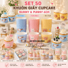 set-50-khuon-giay-cupcake-cung-6cm-bunnypunny - ảnh nhỏ 3
