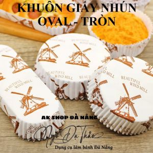 Khuôn nhún lót bánh TRÒN - THUYỀN