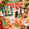 set-30-the-giay-keo-mut-giang-sinh - ảnh nhỏ 2