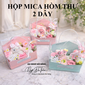 Hộp mica hòm thu 2 dây