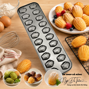 Khay nhôm nướng bánh cupcake muffin MADELINE 20 bánh