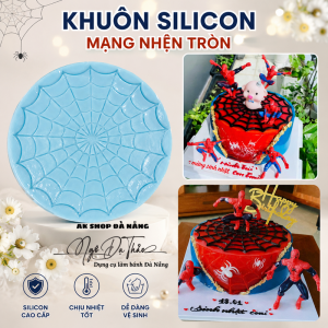 Khuôn silicon ren nhện ĐK 17cm