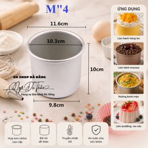 Khuôn nhôm hợp kim đế rời CAO 10CM M"4