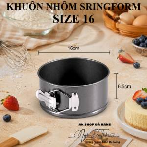 Khuôn nhôm SPRINGFORM TRÒN size 16cm