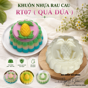 Khuôn nhựa rau cau 9cm - RT07 QUẢ DỨA