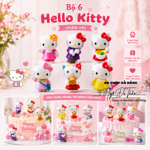 Bộ 6 Hello Kitty chăm chỉ
