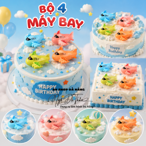 Bộ 4 máy bay nhựa