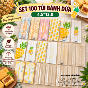 Set 100 túi bánh dứa 4.5*13.4