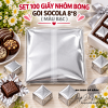 set-100-giay-nhom-goi-socola-8cm-bong - ảnh nhỏ 2