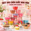 set-100-chen-giay-muffin-dk-day-5-0cm-hoa-van - ảnh nhỏ  1