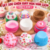 set-100-chen-giay-muffin-dk-day-5-0cm-hoa-van - ảnh nhỏ 2