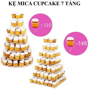 KỆ MICA VUÔNG 7 TẦNG