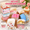 set-50-khuon-giay-cupcake-cung-vuong-6cm - ảnh nhỏ 2