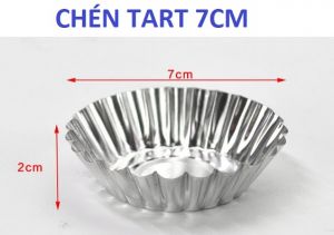 SET 10 CHÉN BÁNH TART 7CM